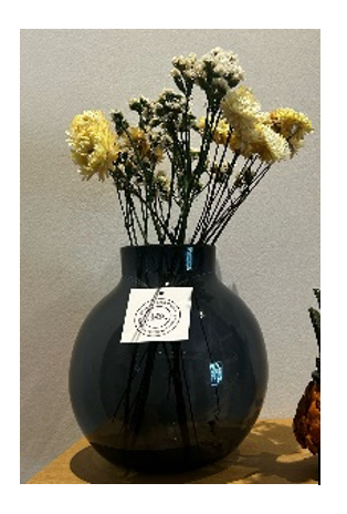 Flores - Siempreviva Amarillas y Estatice Blancas