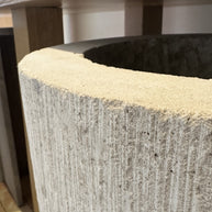 Maceta Decorativa de Cantera 45cm de Diametro