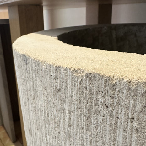 Maceta Decorativa de Cantera 45cm de Diametro