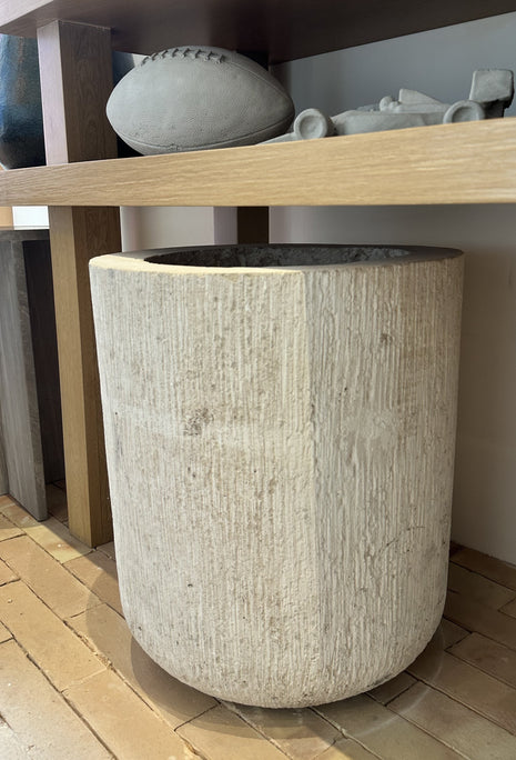 Maceta Decorativa de Cantera 45cm de Diametro