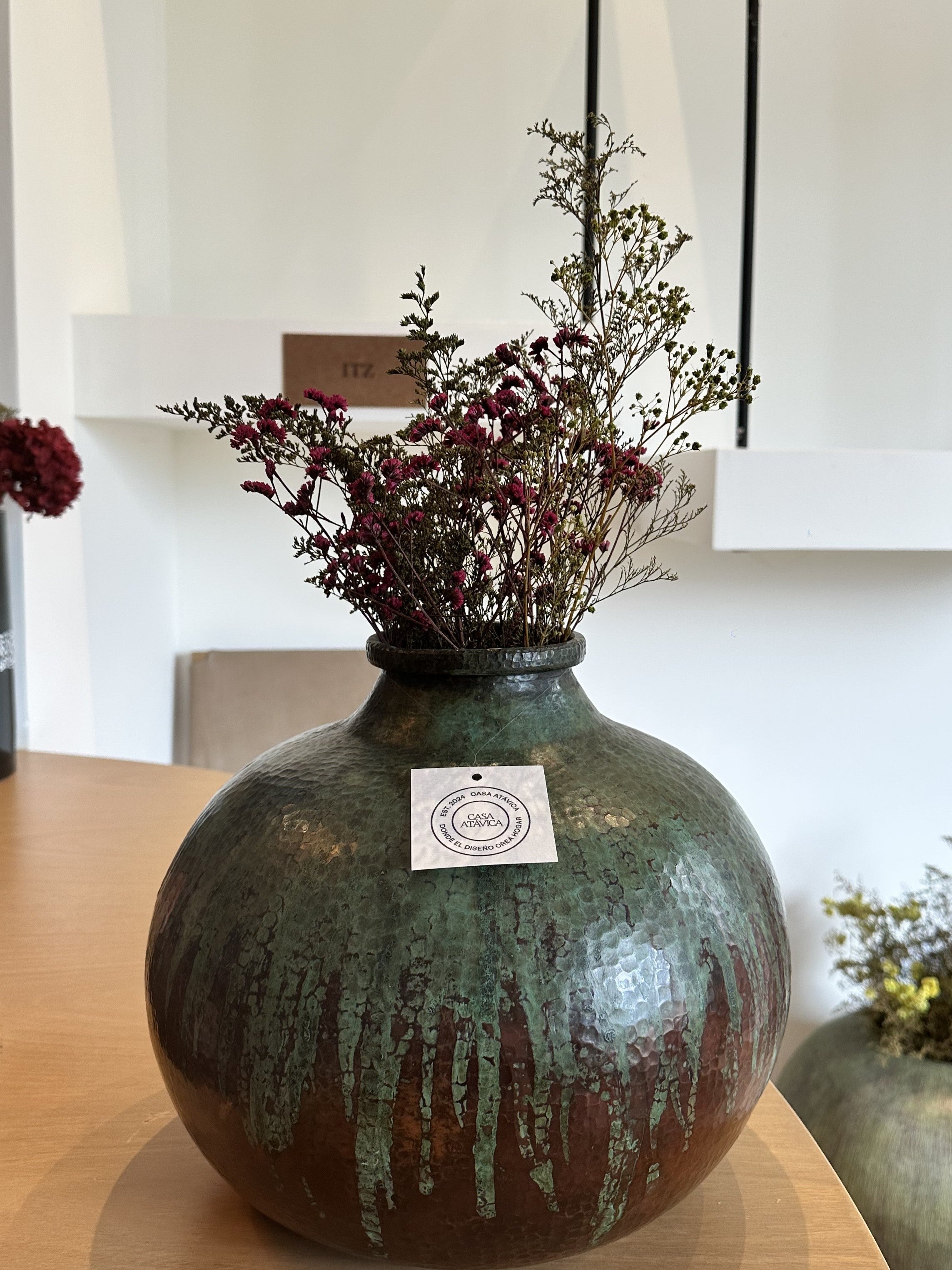 Flores - Estatice Roja y Nuebe Blanca