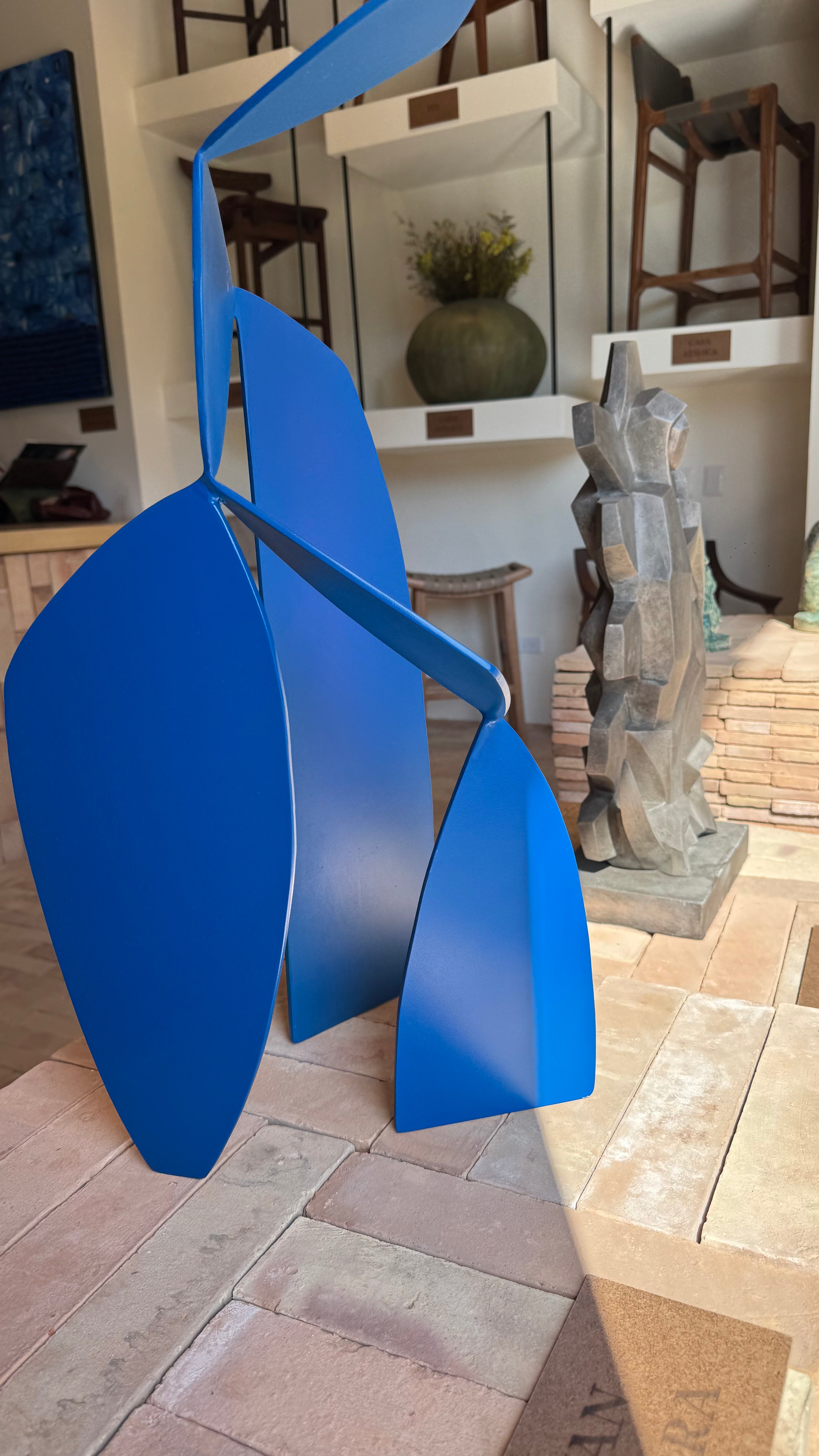 Escultura Azul 26 x 63