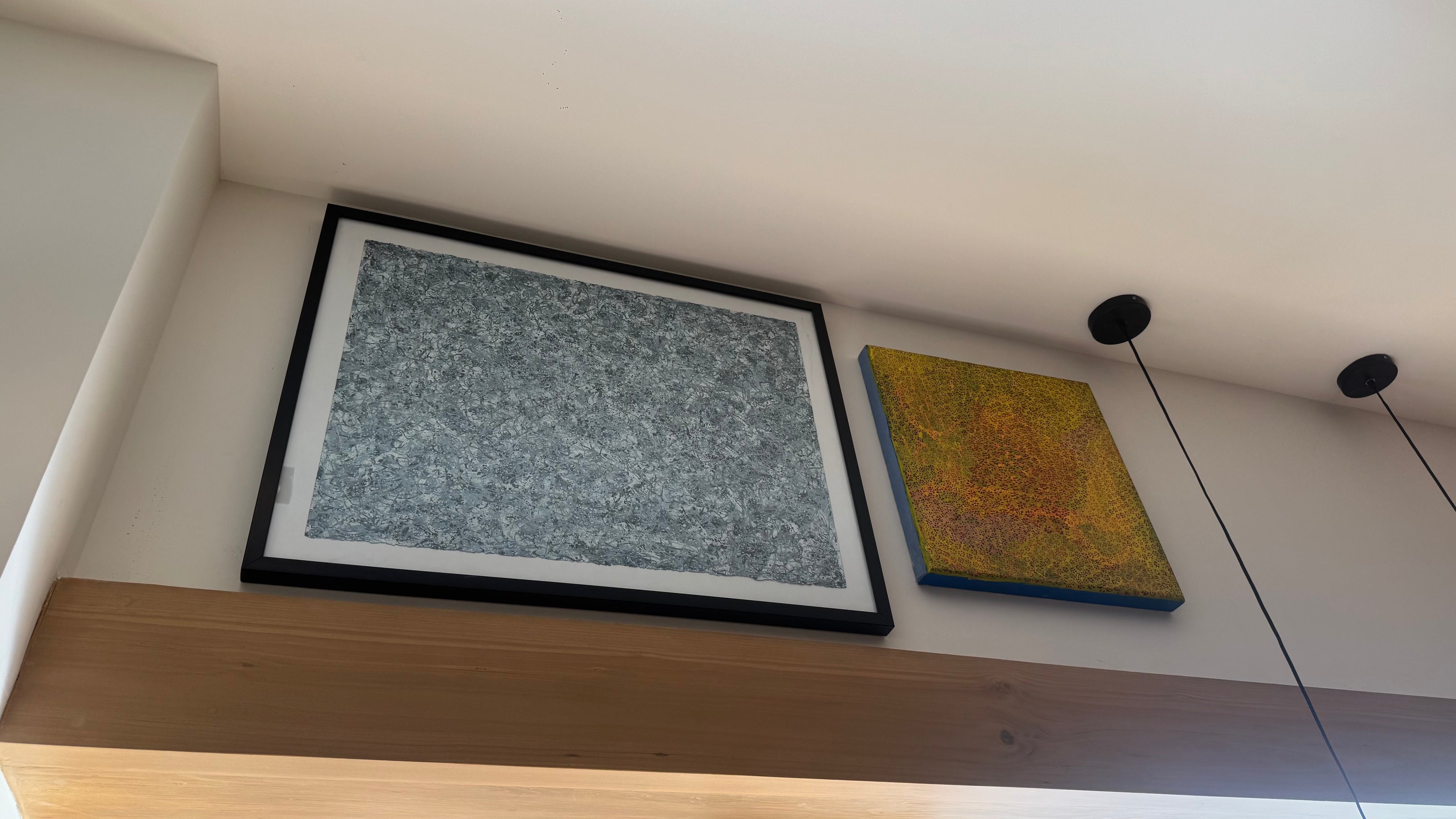 Azul Enmarcado 64 x 50