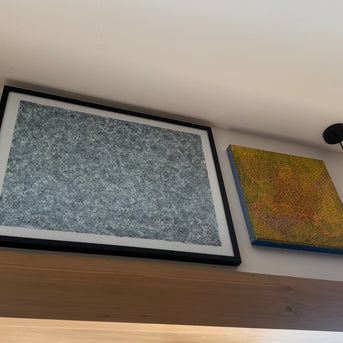 Azul Enmarcado 64 x 50