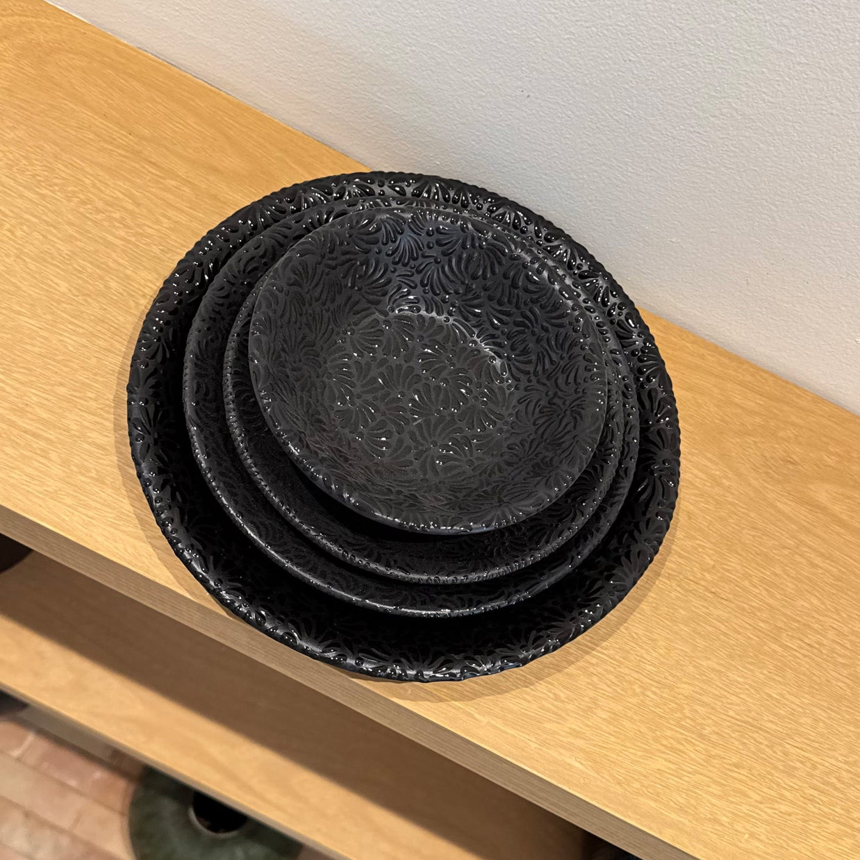 Colección Alba - Plato Base, Plato Trinche, Plato Ensalada y Plato Sopa