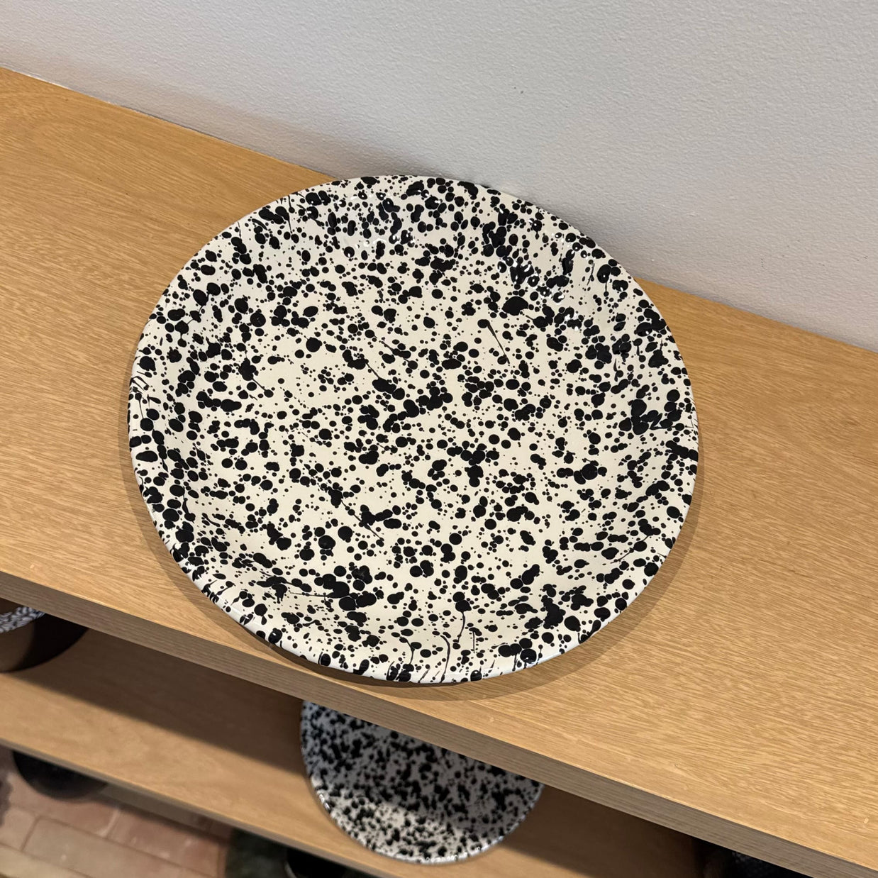 Colección Alheli Black - Plato Base, Plato Trinche, Plato Ensaalada y Plato Sopa