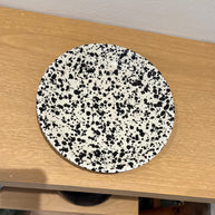 Colección Alheli Black - Plato Base, Plato Trinche, Plato Ensaalada y Plato Sopa