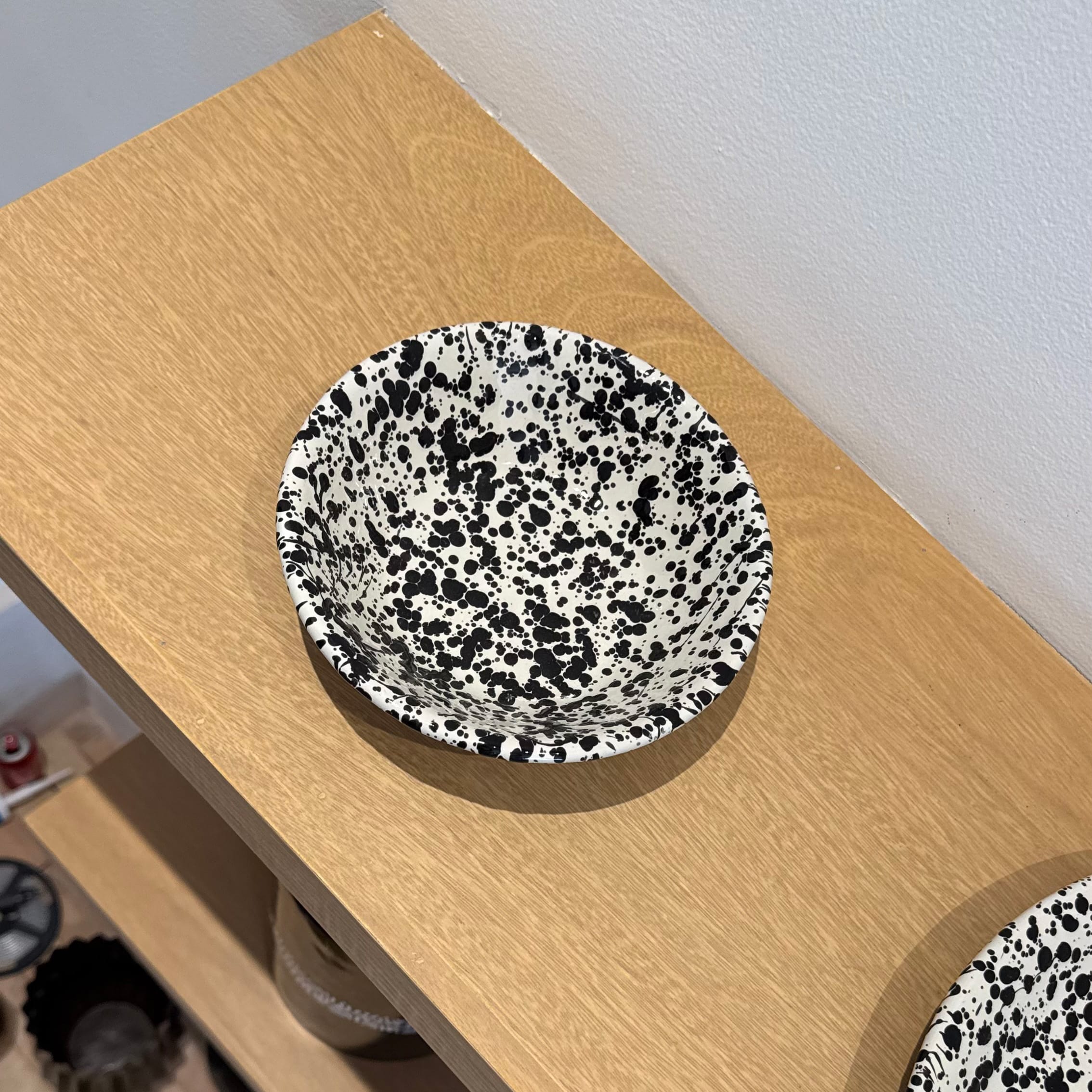 Colección Alheli Black - Plato Base, Plato Trinche, Plato Ensaalada y Plato Sopa