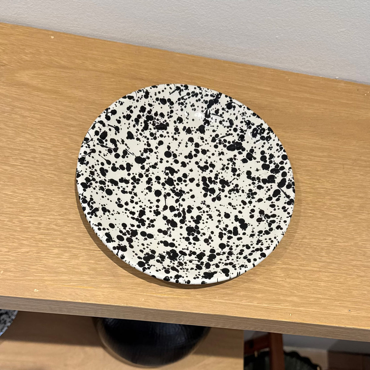 Colección Alheli Black - Plato Base, Plato Trinche, Plato Ensaalada y Plato Sopa