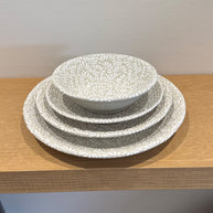 Colección Aurora - Plato Base, Plato Trinche, Plato Ensaalada y Plato Sopa