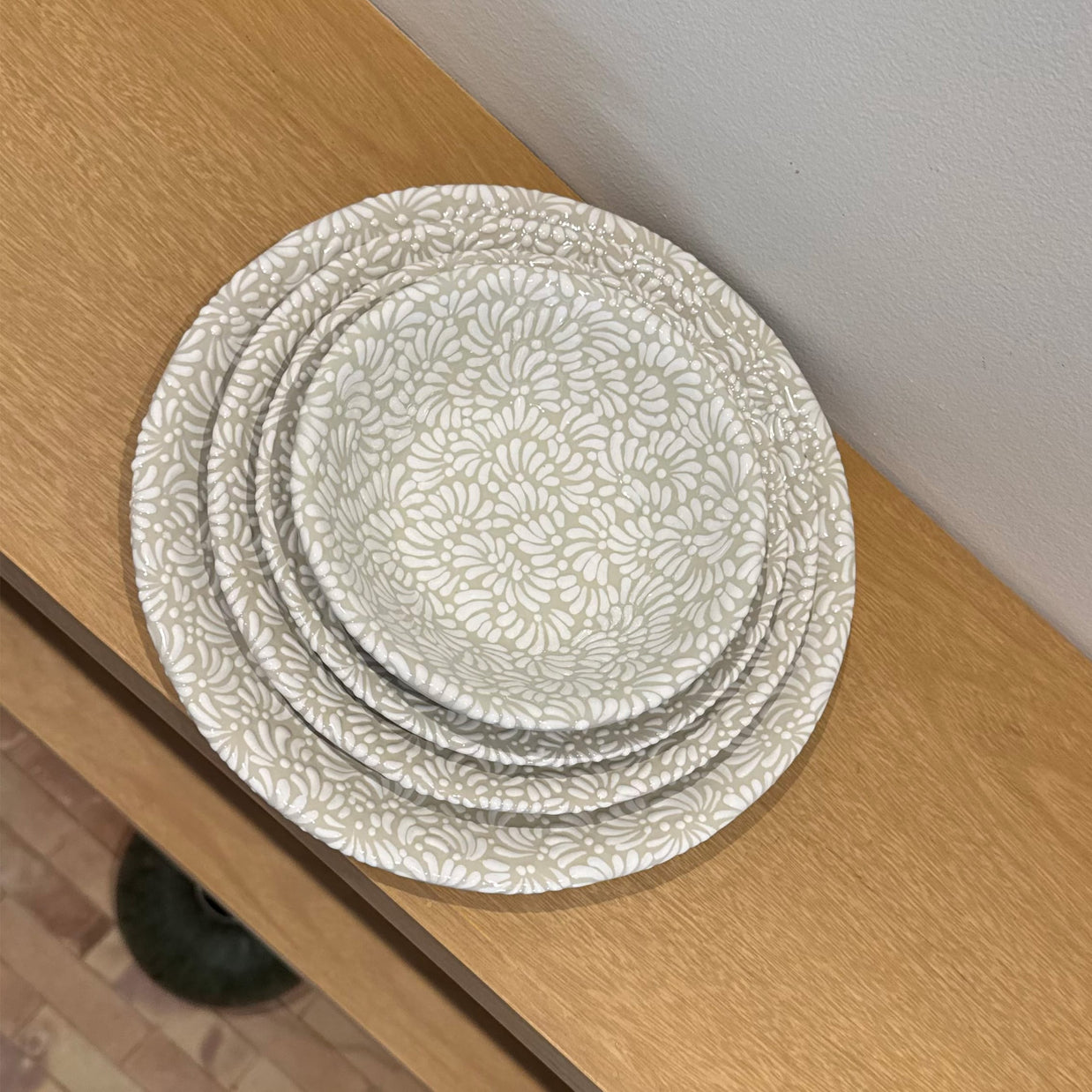 Colección Aurora - Plato Base, Plato Trinche, Plato Ensaalada y Plato Sopa