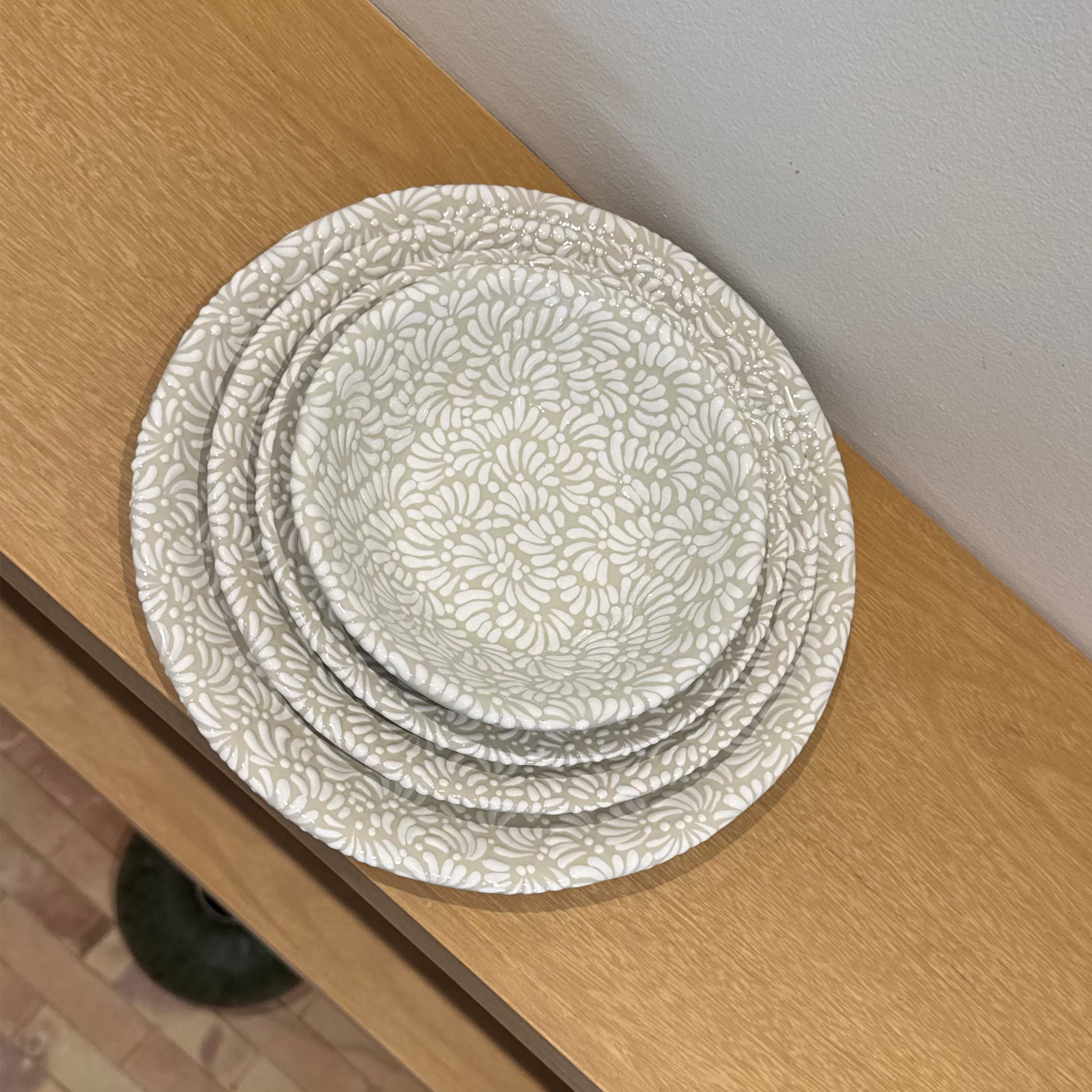 Colección Aurora - Plato Base, Plato Trinche, Plato Ensaalada y Plato Sopa