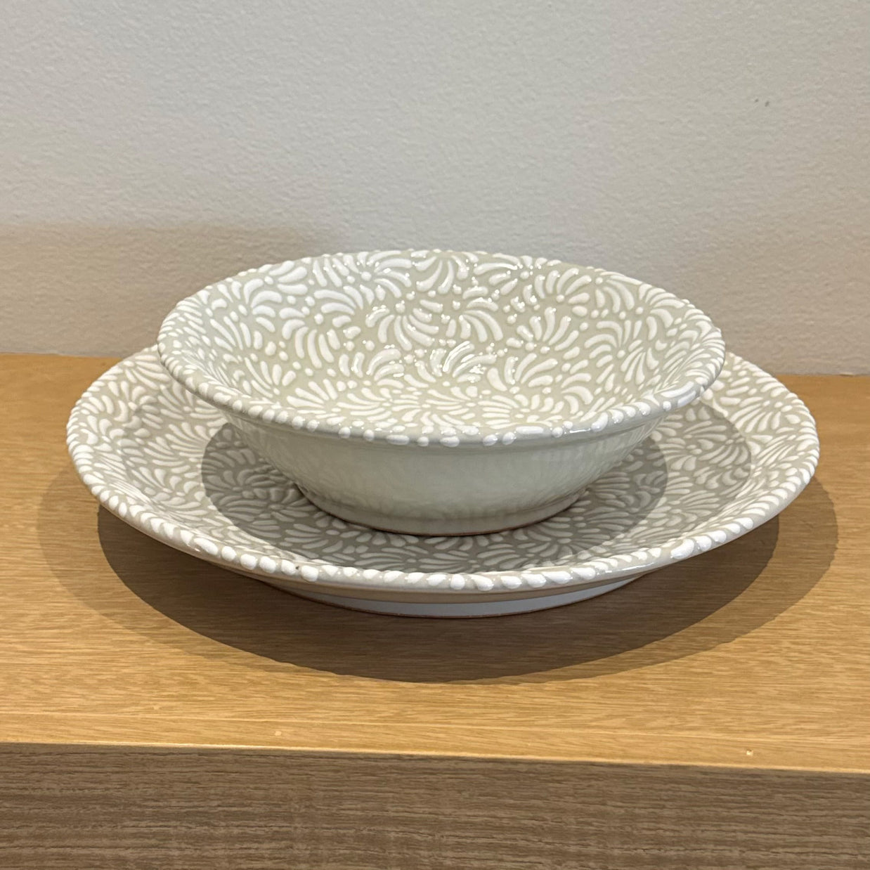 Colección Aurora - Plato Base, Plato Trinche, Plato Ensaalada y Plato Sopa