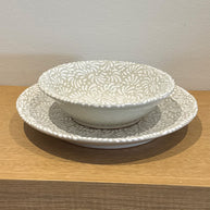 Colección Aurora - Plato Base, Plato Trinche, Plato Ensaalada y Plato Sopa