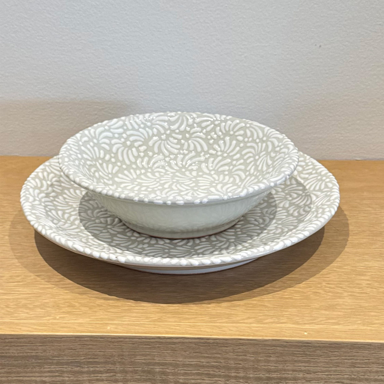 Colección Aurora - Plato Base, Plato Trinche, Plato Ensaalada y Plato Sopa