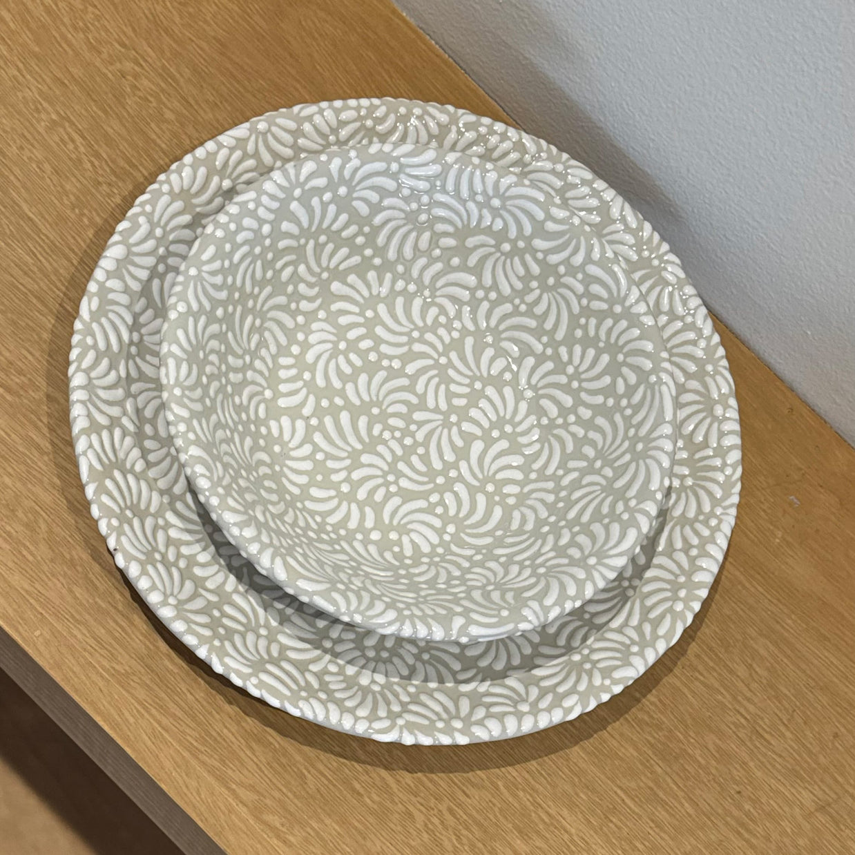 Colección Aurora - Plato Base, Plato Trinche, Plato Ensaalada y Plato Sopa