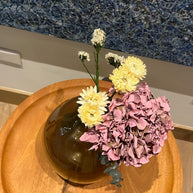 Flores - Eucalipto, Hortencia Rosa, Estatice Blanca y Siempre Viva Amarilla