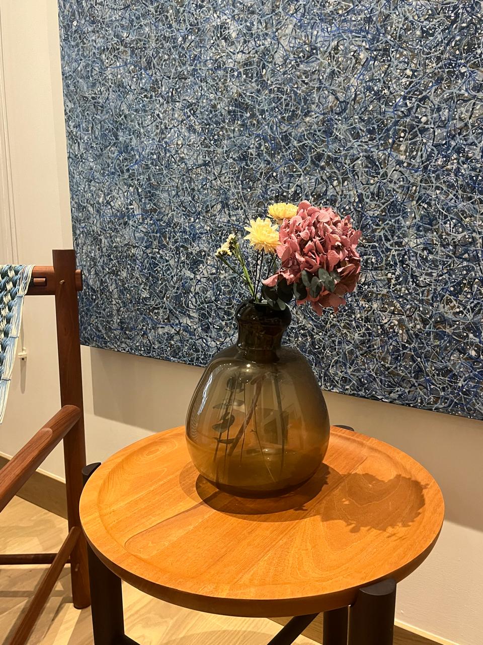 Flores - Eucalipto, Hortencia Rosa, Estatice Blanca y Siempre Viva Amarilla